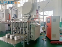 Récipient LK-T63 de nourriture de papier aluminium de production à grande vitesse rendant la prise et l'utilisation faciles de machine