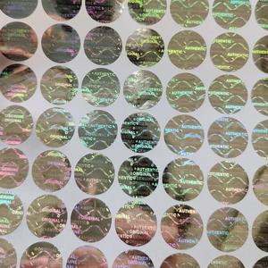 Pegatinas DE SEGURIDAD directas de fábrica, tamaño cuadrado personalizado, antimanipulación, Adesivo <span class=keywords><strong>Prova</strong></span> De Violacao, característica holográfica con precio barato - Product Image 1