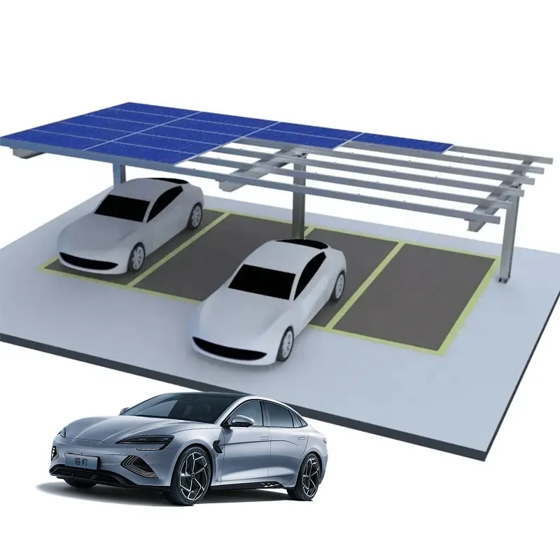 Solar-fahrzeugschuppen-struktur-photovoltaik-solarpanels im Großhandel montagehalterung