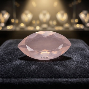 10X20mm Marquise Cut Natural ROSE QUARTZ IGI Certified Wholesale Factory Price High Quality Faceted Loose Gemstone 10.00 Carat - Product Image 3