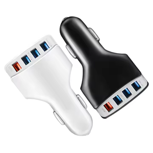 3.0 4 USB Port 30W QC3.0 Cargadores Para Celulares Chargeur De Telefono Cellular Fast Adapter Car Mobile Phone <b>Charger</b> - Product Image 3