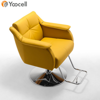 Chaise de coiffure Yoocell, nouvelle chaise de salon de beauté, chaise de coiffure orange, mobilier de salon, chaise de barbier à prix avantageux
