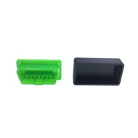 Prix usine Boîtier compact pour scanner automobile 12V OBD2 Elm327 16 broches avec connecteur, garantie 1 an, lecteur de codes pour