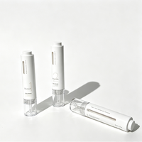 Flacon pompe sans air en plastique de 15 ml pour crème pour le visage, crème BB, sérum et lotion pour les soins de la peau