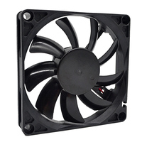 Ventilateur de refroidissement à profil bas 80x80x15mm DC 12V pour équipement de sécurité DVR NVR et appareils intelligents