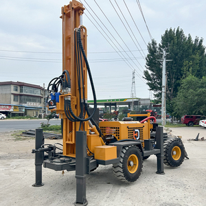 200m Profondeur Haute Efficacité 55kw Moteur Forage Eau Puits Plate-Forme Rotative Rock Dth Compresseur Forage Mine Foreuse - Product Image 3
