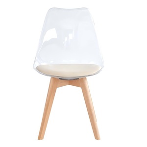 <span class=keywords><strong>Sillas</strong></span> de comedor de <span class=keywords><strong>tulip</strong></span>án transparente de gran oferta 2024, silla tapizada lateral - Product Image 5