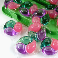 Grosir deterjen kapsul Label pribadi Laundry Beads deterjen sabun Eco aroma Natural deterjen Pods