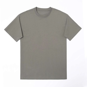 Camiseta de Manga Corta de Algodón Doble de 260g, Camiseta Básica Holgada de Marca de Moda para Hombre, Venta al Por Mayor - Product Image 1