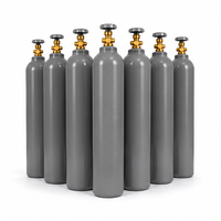 Cylindre de gaz argon industriel KAIMEI de haute pureté 99,999 % 5N, 40 L, 13,5 MPa, rechargeable, valve G5/8, réservoir en acier sans soudure, durable