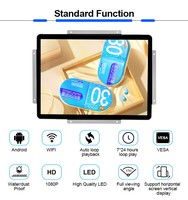 Offre Spéciale Android Wifi 19 pouces cadre ouvert 1500 Nit LCD TV lecteur vidéo de signalisation numérique