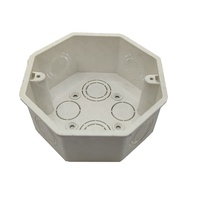 Vente en gros d'usine Personnalisation Presse-étoupe en plastique Boîtier électrique Jonction électrique Boîtes octogonales PVC