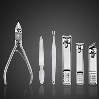 Kit de manucure professionnel en acier inoxydable 18 pièces, outils de soin des ongles, ensemble de manucure, coupe-ongles, kit de pédicure