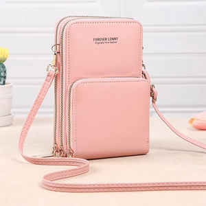 Bolso de Mensajero de Moda de Gran Capacidad, Color Sólido, para Mujer, para Teléfono Móvil, Uso Diario, Bolso de Hombro Simple - Product Image 3