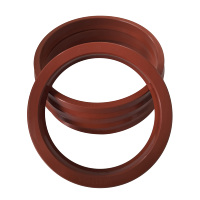 NBR PU FKM HNBR Material UNS Symmetrische U-Cup U-Ring Hydraulikzylinder Stangen- und Kolbendichtungen