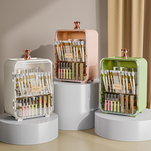 Cosmetic Storage Box With Drawers Large Capacity Desktop Organizer For Lipstick Skincare Products - Product Image 1