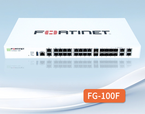 Firewall Gestito Fortinet FG-100F-BDL-950 con 36 Porte e 950 Mbps, Garanzia di 1 Anno - Product Image 1