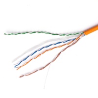 Kabel Ethernet CAT5e UTP CCA Kecepatan Tinggi 4 Pasang Kabel Patch Jaringan untuk Router Modem Komputer Koneksi LAN Dalam Ruangan
