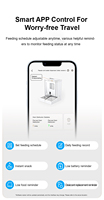 Distributeur automatique d'eau et de nourriture pour animaux de compagnie 2 en 1 avec caméra 2K, contrôle à distance par application pour chiens et chats