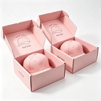 Boîtes d'emballage en gros pour casquettes de baseball, emballage personnalisé, boîte en papier pour chapeaux, impression numérique, boîte d'emballage pour chapeaux
