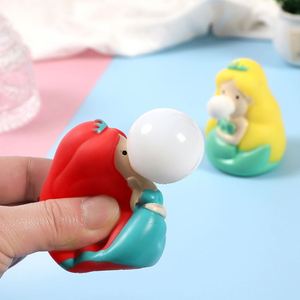 Wholesale Mermaid Princess <b>Bubble</b> Squeeze Toy for <b>Kids</b> Portable & Durable Rubber Design for Office Decor and Children's Play - Product Image 3