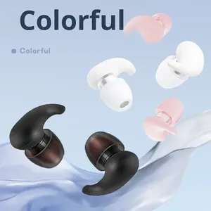 LB01 Réduction du bruit Sommeil silencieux Bouchons d'oreilles insonorisés <span class=keywords><strong>avec</strong></span> filtres Super forte isolation acoustique Bouchons d'oreilles en silicone imperméables - Product Image 4