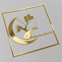 Autocollants Métalliques Gaufrés 3D à Logo Personnalisé, Décalcomanies Métalliques Étanche en Nickel Doré Luxe par Transfert