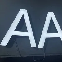 Premium RGB Vollfarbige LED-Beleuchtete Wasserdichte IP65 3D Acryl-Metall-Buchstaben für Zertifizierte Unternehmensgebäude-Wandbeschilderung