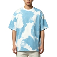 T-shirt décontracté surdimensionné en coton 100% 300g, personnalisable en gros avec broderie, design vierge, mode estivale, manches courtes