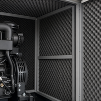 Genset Diesel Tertutup Anti Cuaca 20kVA untuk Cadangan Daya Toko & Bisnis, Isuzu Tiga Fasa 400V 50Hz