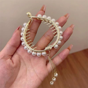 Pinzas para el pelo estilo Ins para mujer, pinzas decorativas grandes con estilo coreano, accesorios para el cabello para niña - Product Image 1