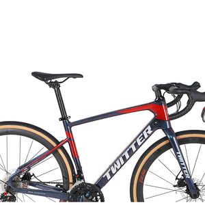 TWITTER-bicicleta de carreras de carbono, 700C, eje pasante 142, freno de disco, rs <span class=keywords><strong>24</strong></span> velocidades, personalizada, precio barato - Product Image 4