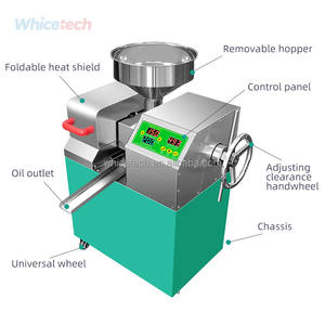 Prensa de Aceite Comercial Automática WH-P10 1200W, Prensa de Aceite de Acero Inoxidable para Uso Doméstico y Comercial - Product Image 6