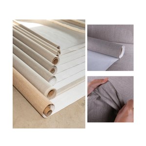 Premium 100% <span class=keywords><strong>Lino</strong></span> puro Monet 1 II algodón <span class=keywords><strong>Lino</strong></span> lienzo pintura tela Material rollo <span class=keywords><strong>para</strong></span> artista <span class=keywords><strong>aceite</strong></span> y pintura acrílica a mano - Product Image 1