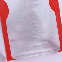 Emballage transparent clair caja de plastique plastique PET PP fleur cadeau fête mariage faveur gâteau bonbons boîte d'emballage