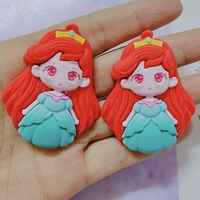 Accessoires de décoration de téléphone en gros, breloques en résine à dos plat de 20 mm, personnalisables DIY, motif poupée en argile Kawaii