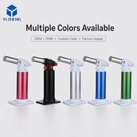 Briquet torche au gaz butane de conception moderne DP, fabrication professionnelle, briquet torche personnalisé pour cadeaux d'affaires, vente en gros