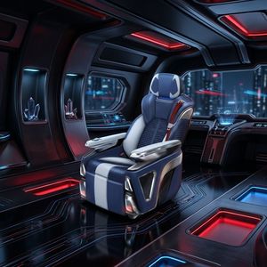 Sedile Auto VIP Certificato di Sicurezza, Conforme ISO, con Controllo <span class=keywords><strong>a</strong></span> Disco Rotante per Upgrade Interni di Van di Lusso - Product Image 6