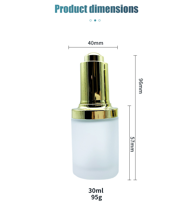 Transparent 20ml Glass Dropper Bottles Small Essential Oil Bottles ISO 20001