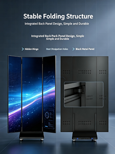 Écran LED d'intérieur P1.86 GOB, lecteur publicitaire mobile sur pied, affichage numérique à taux de rafraîchissement élevé avec système NOVA Tb40 - Product Image 2