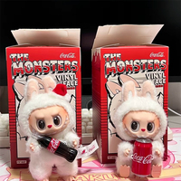 Pop Mart Genuine Original Labubu Coca-Cola Drinks Vinyl Face Blind Boxes Pendentifs Peluches