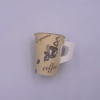 Gobelets à jus jetables en papier synthétique enduit de PE avec logo personnalisé Lions, 4oz/6oz/7oz/8oz, à paroi simple, pour usage industriel (Origine Anhui)