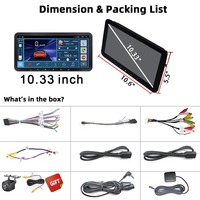 Universel 1 Din 2 Din Autoradio Lecteur Multimédia Android Tout Sur Autoradio Avec 360 Caméras DAB ADAS Écran Panneau Audio De Voiture