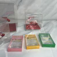 Boîtes d'emballage transparentes en plastique PET PP PVC recyclables sur mesure pour bonbons et chocolats, 4x4x4 pouces, pour fêtes