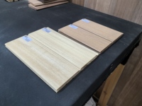 Panel de Madera Sólida de Abachi, Hemlock, Cedro Rojo Occidental Canadiense, Roble Blanco, Teca Sudamericana, Rejilla de Madera