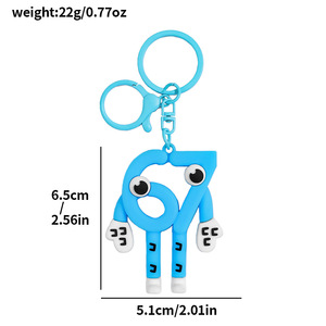 ขโมยพวงกุญแจรูปสมองเน่า & จี้อุปกรณ์เสริมกระเป๋าเป้สุดสร้างสรรค์ & ของตกแต่งรถยนต์ - Product Image 6