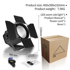 AICPOSE Equipo Profesional, Luz Fresnel LED COB de 200w, Blanco Cálido y Frío, para Estudio - Product Image 3