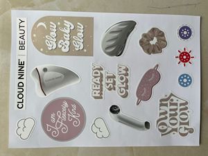 Nhiều thiết kế chấp nhận được tùy chỉnh Vinyl Sticker không thấm nước tự dính A4 A5 tấm Nụ Hôn Cắt nhãn dán nhãn in Sticker - Product Image 5