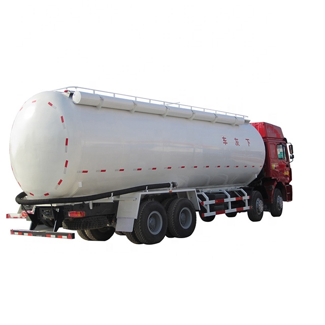 Порошковый транспортер сухой Летающий пепельный большой цементный резервуар полуприцеп w shape