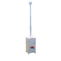 Torre de cámara móvil Panel solar portátil Cámara portátil Cctv Cuboid para monitoreo de sitios de construcción